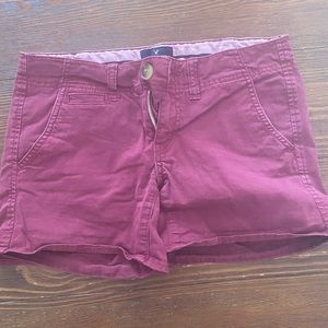 Maroon shorts